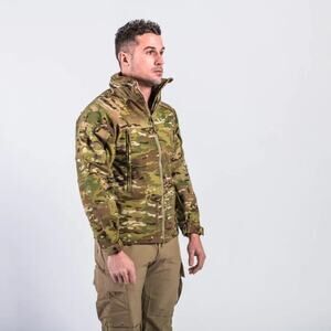 NWT OTTE GEAR Alpine Jacket SIZE S Camo Tactical Hunting Hooded Shell Coat NEW